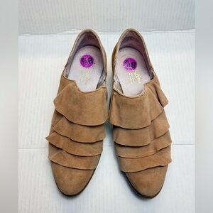 Seychelles Tan Suede Flats